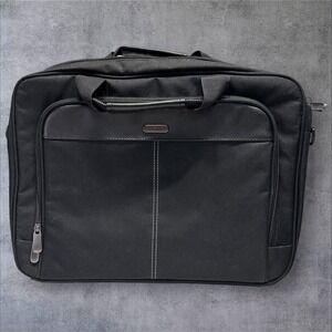 Targus Laptop Bag — 15.6" Classic Slim Briefcase Messenger Bag, Spacious,‎ Black